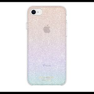 Kate Spade Ombré Glitter Iphone case SE/8/7/6s/6